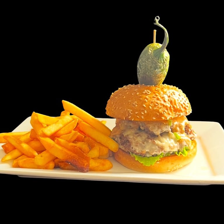Spicy Inferno Burger: A Fiery Delight