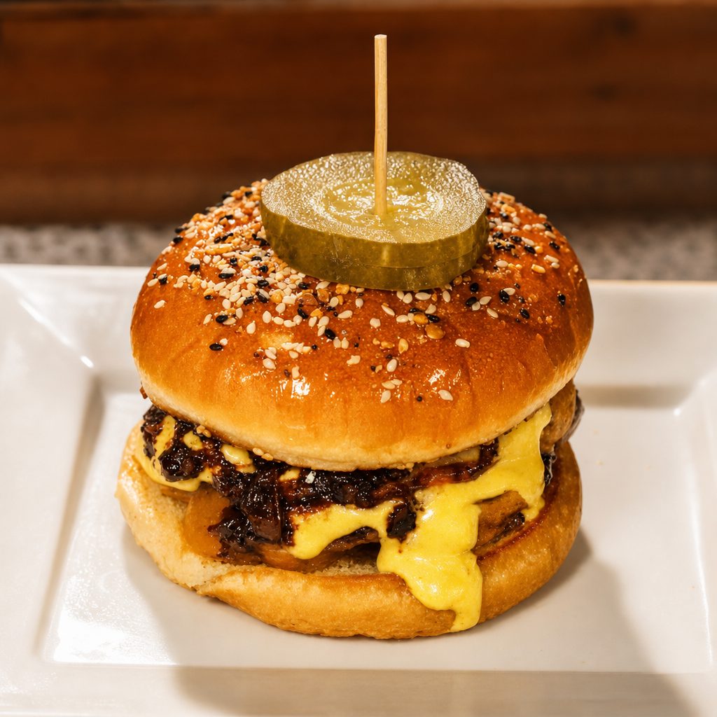 Bourbon Bacon Jam Burger.