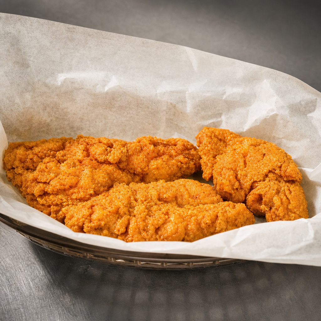 Chicken Tenders with Fries.