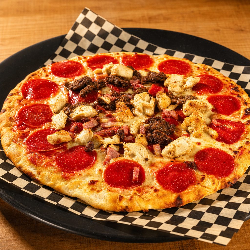 Meat Lovers Pizza.