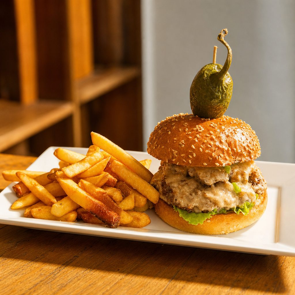 The Inferno Burger.